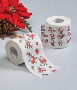 Holiday Toilet Paper - Santa Roll
