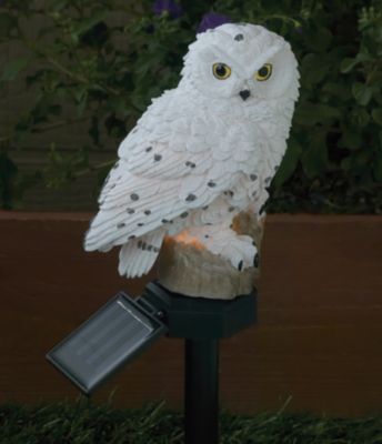 Solar Owl Garden Stake
