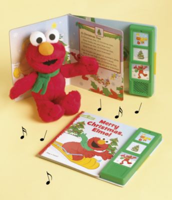Elmo Plush and Play-a-Sound Christmas Book