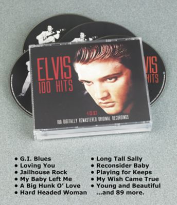 Elvis Presley: 100 Hits - 4-CD Set - CDs - Children & Leisure - Signatures