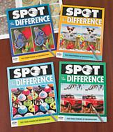 Spot the Difference Puzzle Books - Set of 4