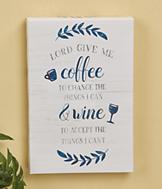 Lord Give Me Coffee... Canvas Art