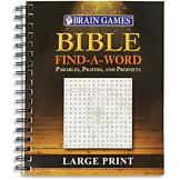 Large-Print Bible Puzzles Book