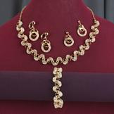 Goldtone Mesh Necklace