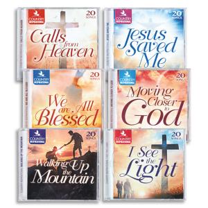 Country Inspirational Gospel and Hymns CDs - Set of 6