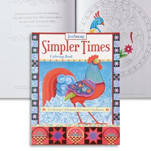 Simpler Times Coloring Book - Jim Shore