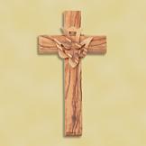 Hand-Carved Olive Wood Cross