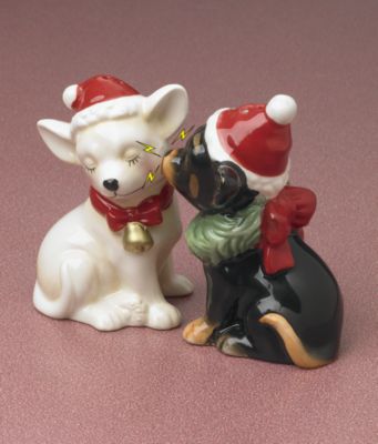 Holiday Chihuahuas Salt and Pepper Set