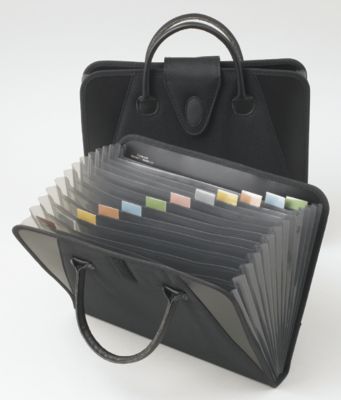 Briefcase Style Accordion File