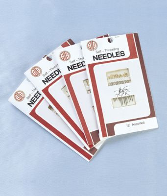 48 Assorted Self-Threading Needles