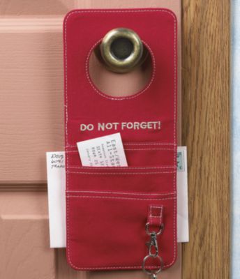 Doorknob Pocket Reminder