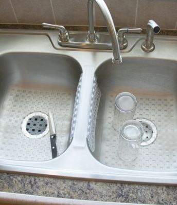 Clear Vinyl Sink Mats - Set of 3