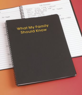Family Estate Record Book 