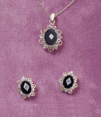 Starry Night Onyx Necklace