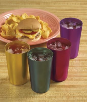 Aluminum Tumblers - Set of 4