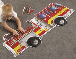 Fire Truck Floor Puzzle