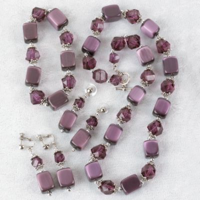 Block Bead Necklace