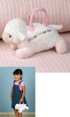 Jesus Loves Me Lamb Purse