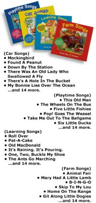 Kids' Songs 4-CD Set