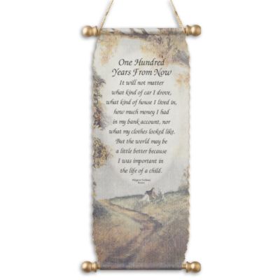 100 Years From Now Wall Scroll