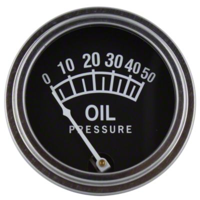 Universal Oil Pressure Gauge (0 - 50 PSI)