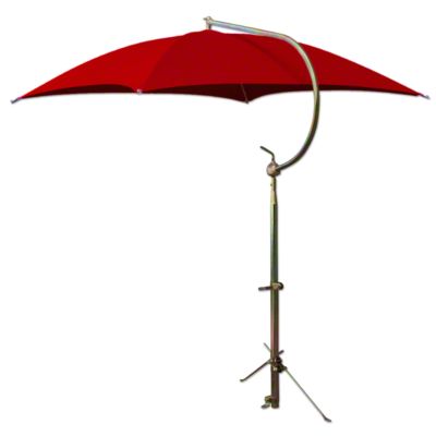 Deluxe Red Umbrella with brackets