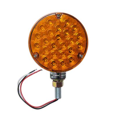 Universal 12-Volt LED Fender and Cab Warning Light, amber and red