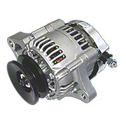 Mini 35 Amp 12-V Negative Ground Alternator with Pulley