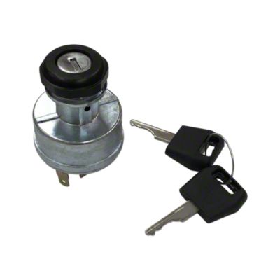 Ignition Key Switch w/ 2 Keys &amp; Mounting Nut