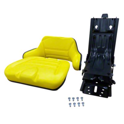 Universal full suspension Seat for Utility tractors, Yellow
