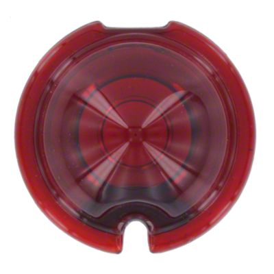 Red Glass Tail Light Lens