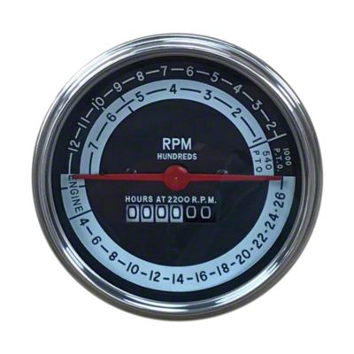 Allis Chalmers Early 190 Tachometer / Operation Meter