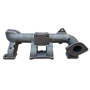 Gas Exhaust Manifold with 2 block off plates