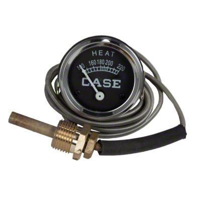 Water temperature gauge with Case name and 60" lead