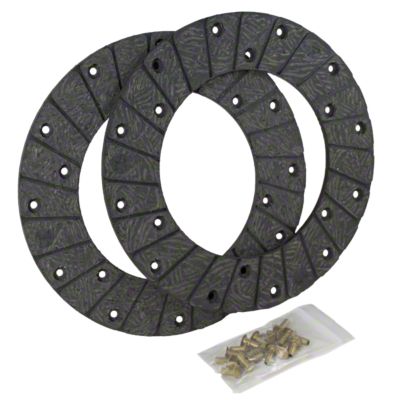 Disc Brake Linings with rivets