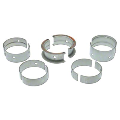 Main Bearing Set, 2.864" (0.010" undersize), (set of 5)