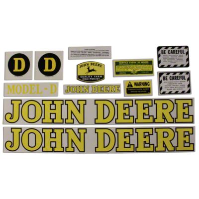 JD D 1939-46: Mylar Decal Set