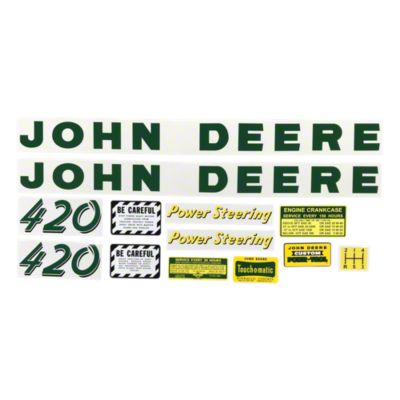 JD 420: Mylar Decal Set