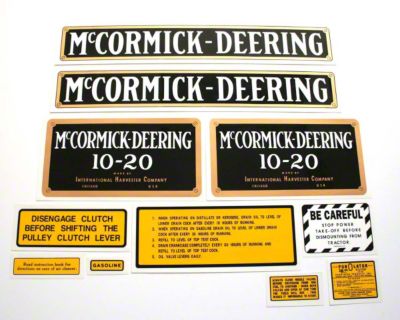 MC D 10-20: Mylar Decal Set