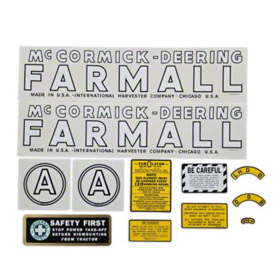 MC D A 1939-44: Mylar Decal Set