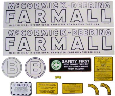 MC D B 1939-44: Mylar Decal Set