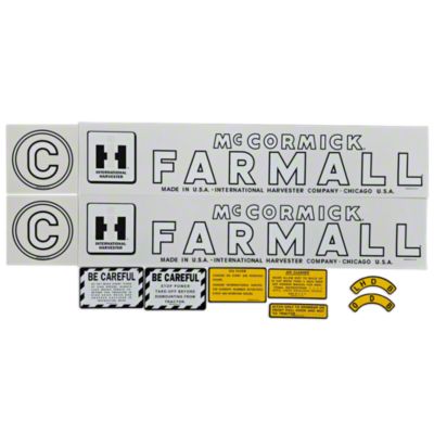 IH C 1945-52: Mylar Decal Set