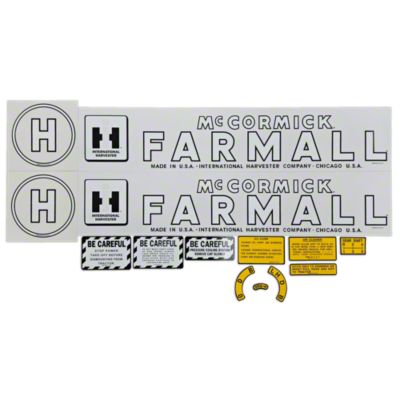 IH H 1945-53: Mylar Decal Set