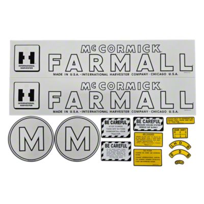 IH M 1945-52: Mylar Decal Set