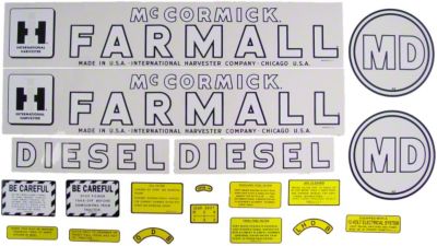 IH MD 1945-52: Mylar Decal Set