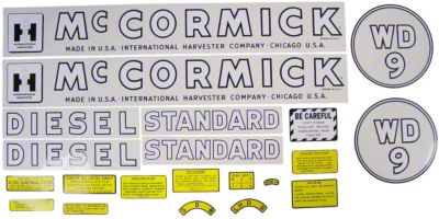 IH WD9 1945-1954: Mylar Decal Set