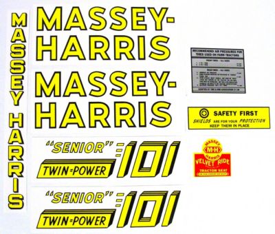 MH 101 Senior Twin Power: Mylar Decal Set