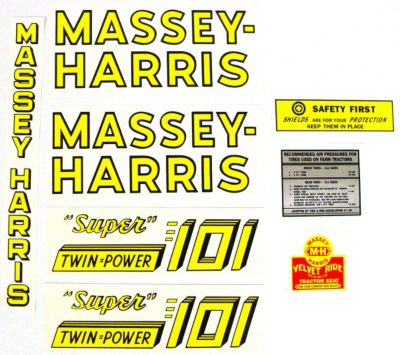 MH 101 Super Twin Power: Mylar Decal Set