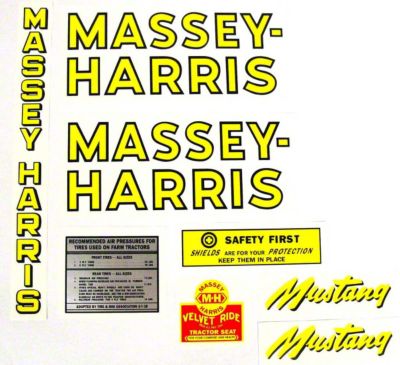 MH Mustang: Mylar Decal Set