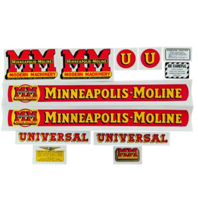 MM U: Mylar Decal Set